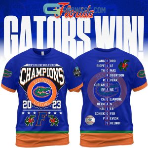 Men's College World Series Champions 2023 Florida Gators Hoodie T Shirt