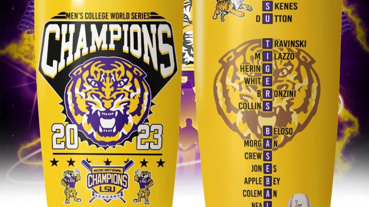 LSU Tigers NCAA 2023 Men's College World Series Champions Personalized Baseball  Jersey - Growkoc