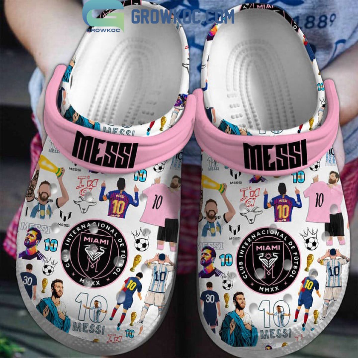 Sport Lionel Messi Football Soccer Crocs - Discover Comfort And Style Clog  Shoes With Funny Crocs