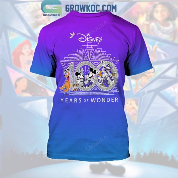 Mickey Minnie Disney 100 Years Of Wonder Hoodie T Shirt