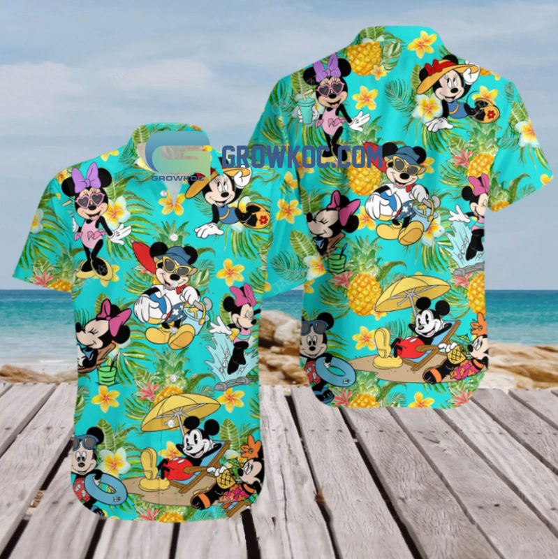 Mickey Minnie Walt Disney Hawaiian Shirt - Growkoc