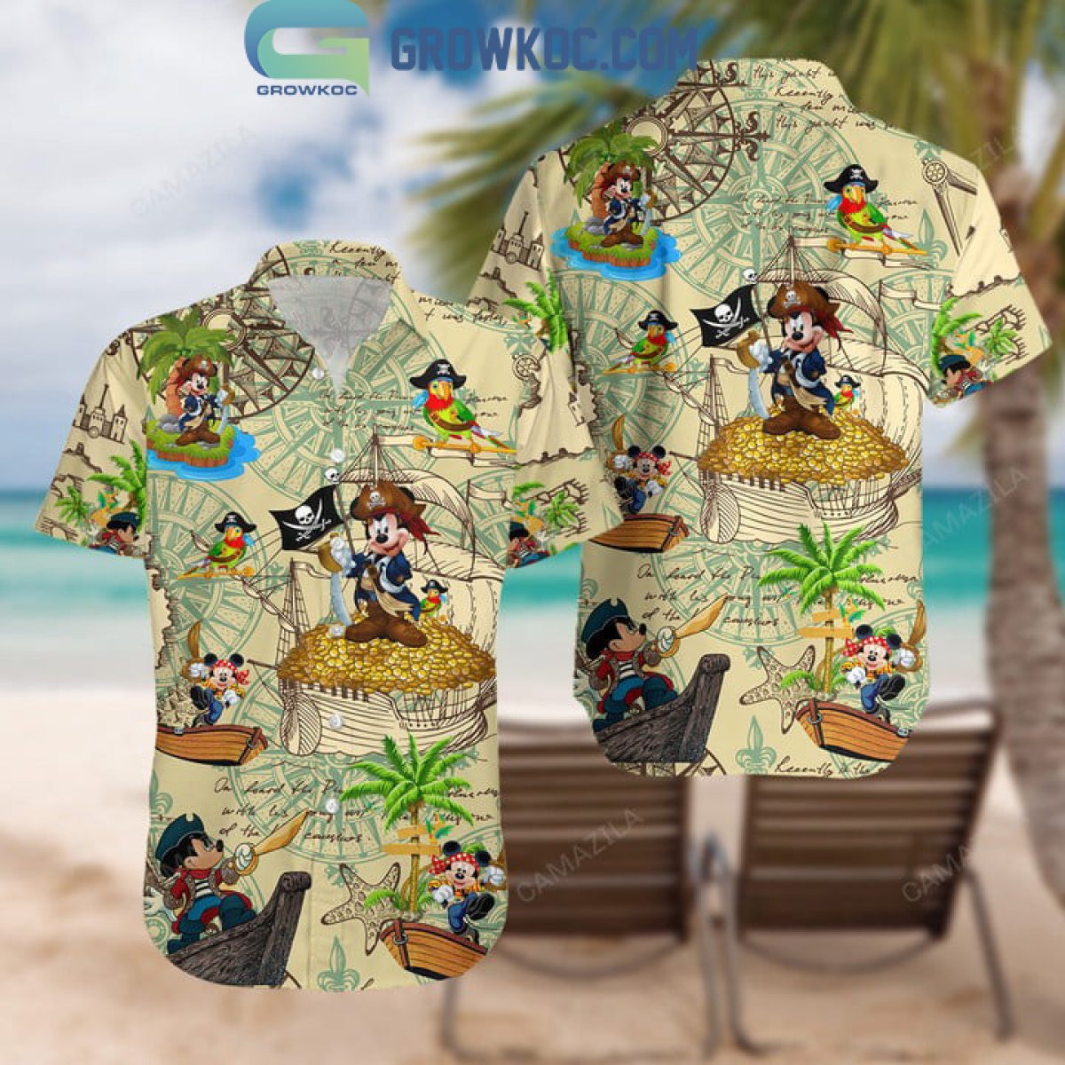 Donal Duck Walt Disney Signature Cool Hawaiian Shirt - Growkoc
