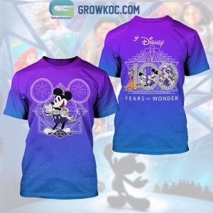 Mickey Walt Disney 100 Years Of Wonder Hoodie T Shirt