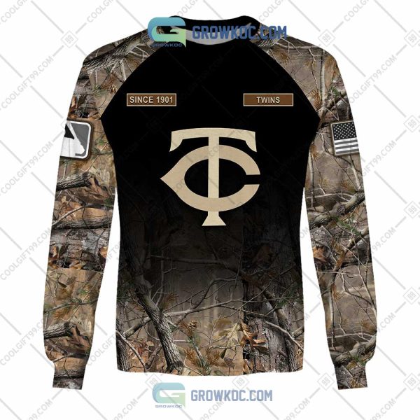 Minnesota Twins MLB Personalized Hunting Camouflage Hoodie T Shirt