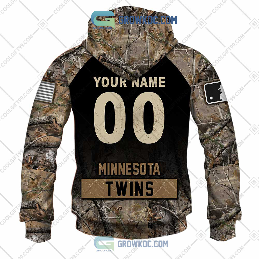 Minnesota Twins MLB Personalized Hunting Camouflage Hoodie T Shirt