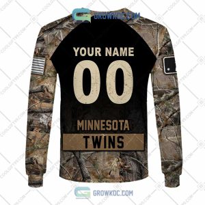 Custom Twins Jersey Vibrant Camo Minnesota Twins Gift