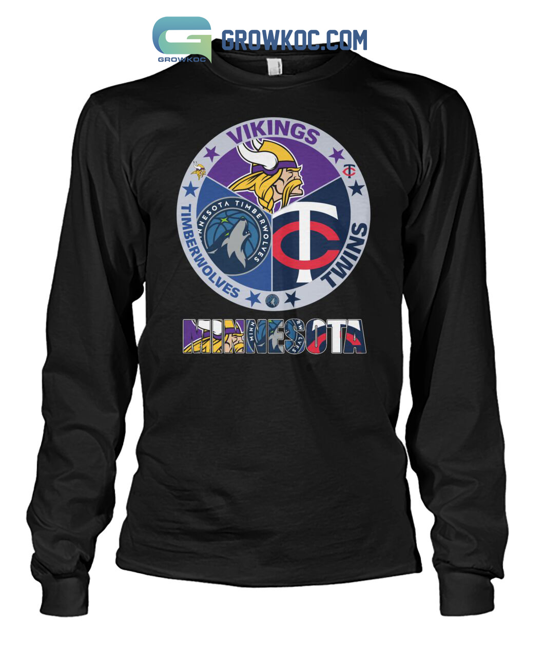 Minnesota Timberwolves Long Sleeve T-Shirts, Timberwolves Long-sleeved Shirt