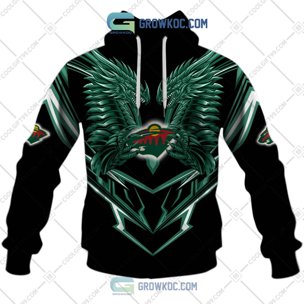 Minnesota Wild NHL Personalized Dragon Hoodie T Shirt