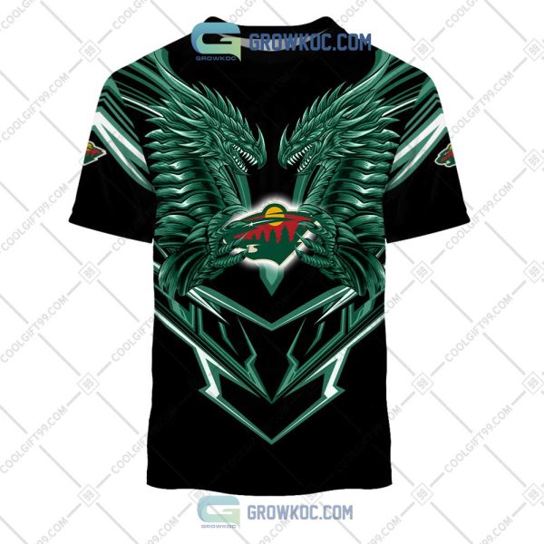 Minnesota Wild NHL Personalized Dragon Hoodie T Shirt
