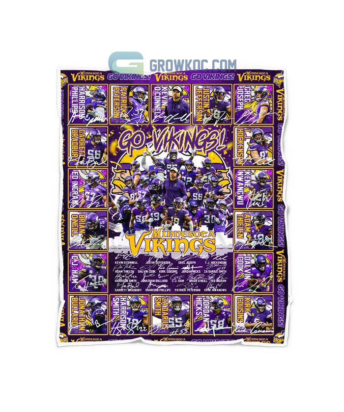 Minnesota Vikings NFC North Champions 2022 Go Vikings Fleece