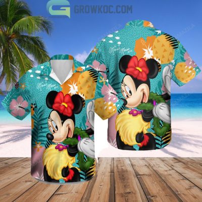 Minnie Mouse Walt Disney Signature Hawaiian Shirt - Growkoc