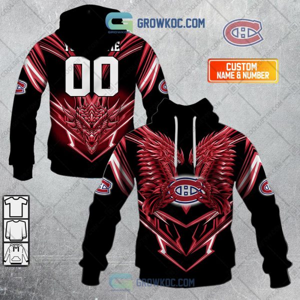 Montreal Canadiens NHL Personalized Dragon Hoodie T Shirt