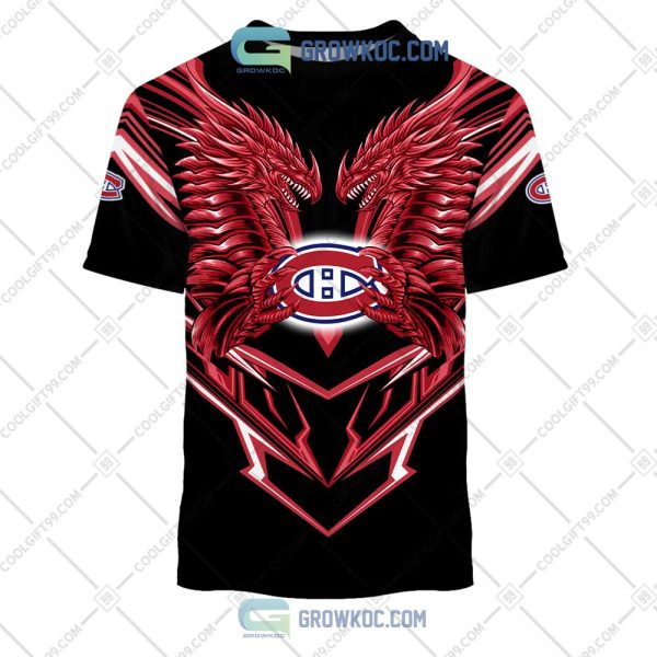 Montreal Canadiens NHL Personalized Dragon Hoodie T Shirt