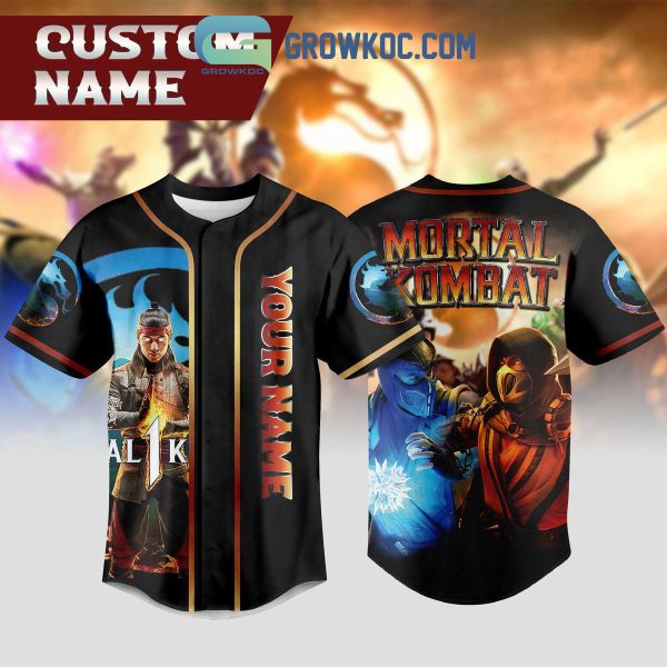 Mortal Kombat Personalized Baseball Jersey