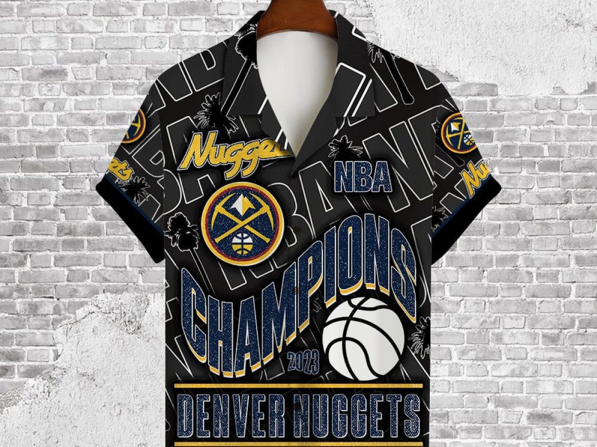 Denver Nuggets Team Go Nuggets Finals Champions 2023 White Blue Design  Hoodie T Shirt - Growkoc
