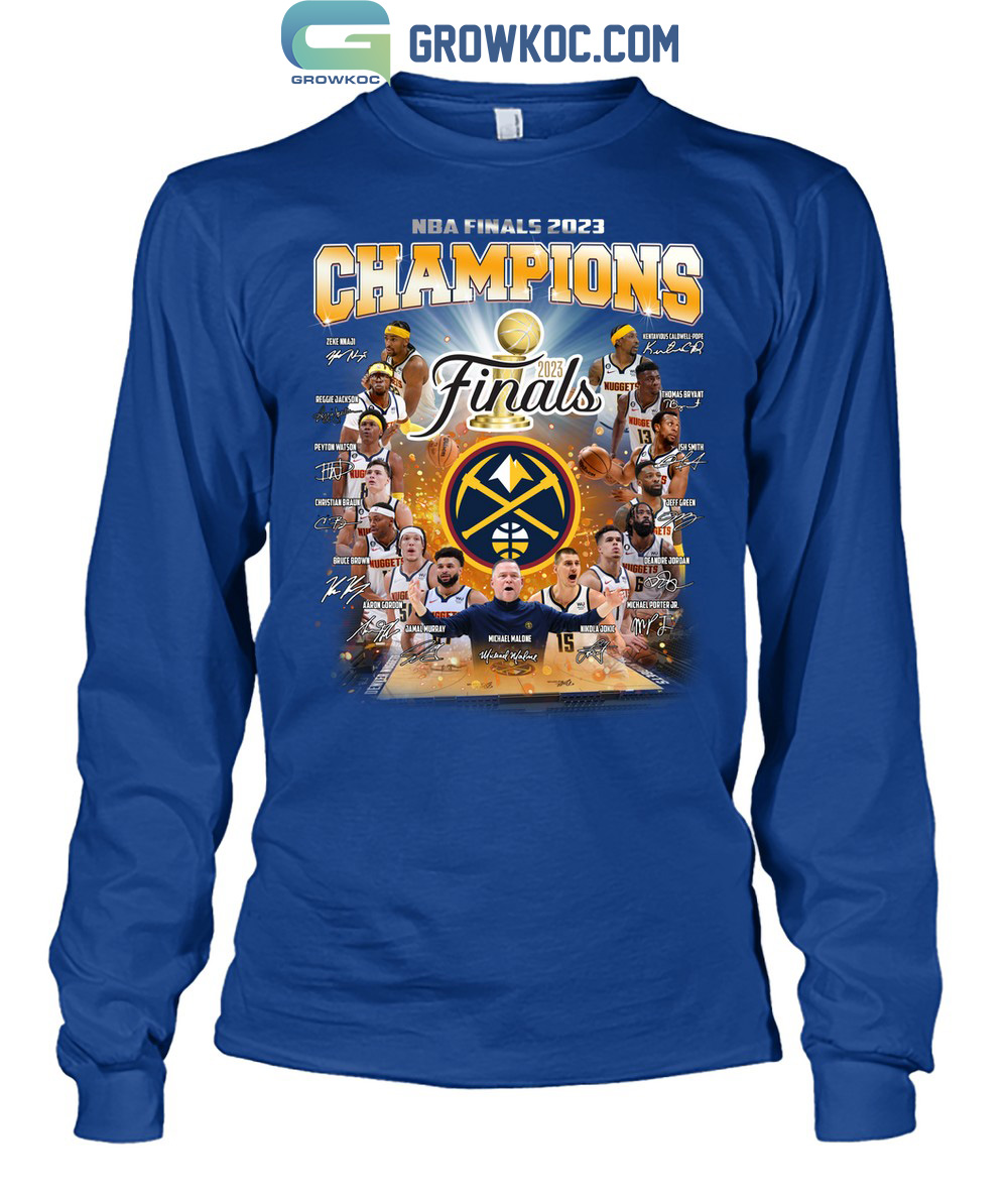 Congrats Denver Nuggets First NBA Title In Franchise History All Over Print  Shirt - Mugteeco