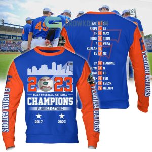 NCAA Baseball National Champions Florida Gators 2023 Baseball Jersey