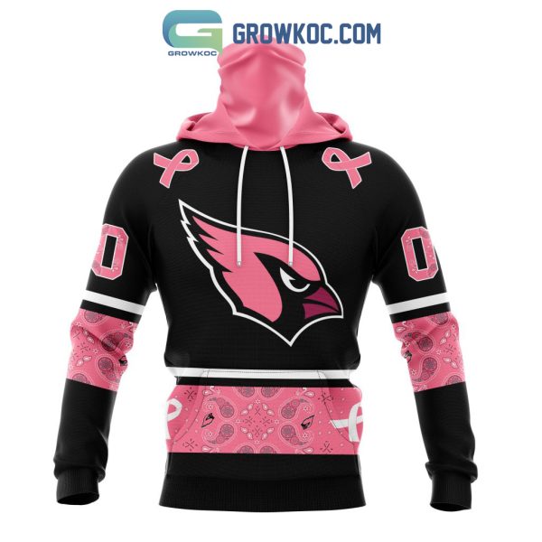 NFL Arizona Cardinals Personalized Special Design Paisley Design We Wear Pink Breast Cancer Hoodie T Shirt