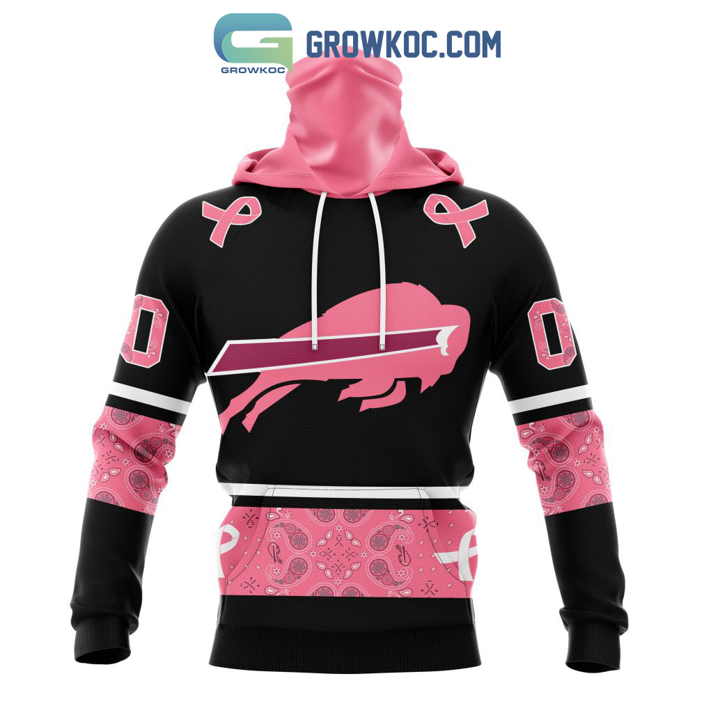 NFL Buffalo Bills Personalized Special Design Paisley Design We Wear Pink Breast Cancer Hoodie T Shirt