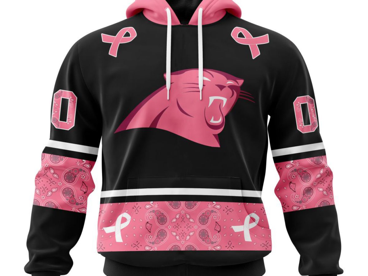 HOT TREND Personalized NFL Carolina Panthers Special Pink Fight Breast  Cancer Sweater Hoodie 3D - Beetrendstore Store