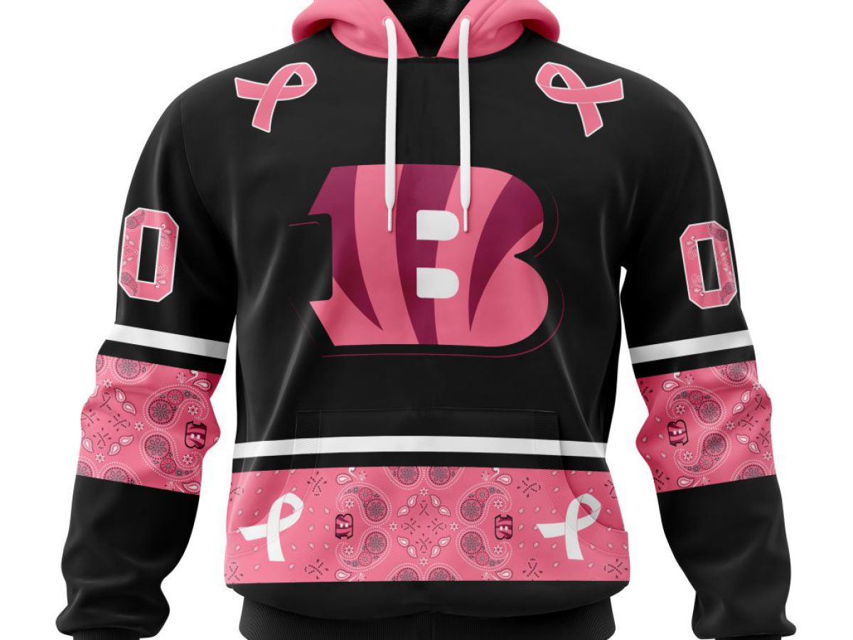 BEST NFL Cincinnati Bengals, Specialized Design I Pink I Can! Fearless  Again Breast Cancer 3D Hoodie