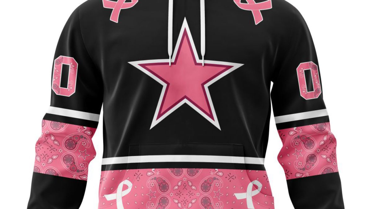 NFL Dallas Cowboysls Personalized Special Design Paisley Design We Wear  Pink Breast Cancer Hoodie T Shirt - Growkoc
