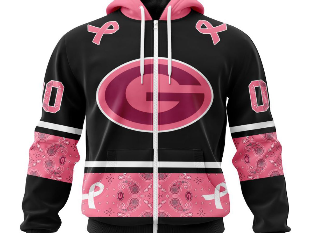 NFL Atlanta Falcons Personalized Special Design Paisley Design We Wear Pink  Breast Cancer Hoodie T Shirt - Growkoc