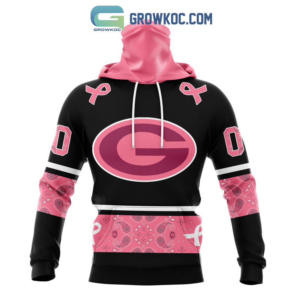 NFL Green Bay Packers Personalized Special Design Paisley Design We Wear Pink Breast Cancer Hoodie T Shirt