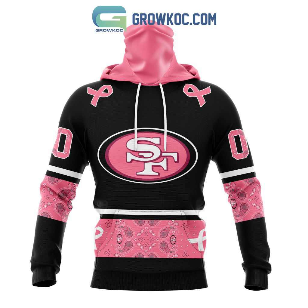 NFL San Francisco 49ers Personalized Special Design Paisley Design We Wear Pink Breast Cancer Hoodie T Shirt