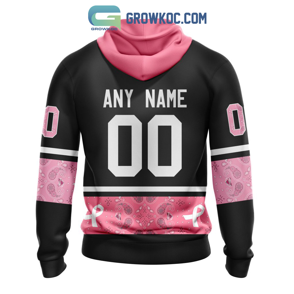 NFL Washington Football Team Personalized Special Design Paisley Design We Wear Pink Breast Cancer Hoodie T Shirt