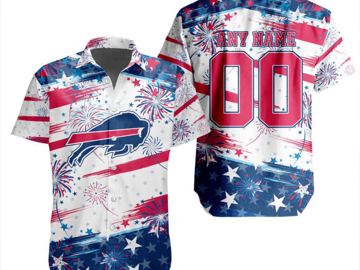 Nfl Buffalo Bills Hawaiian Shirt Independence Day 4th Of July