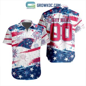 NFL Carolina Panthers Special Design For Independence Day 4th Of July Hawaiian Shirt