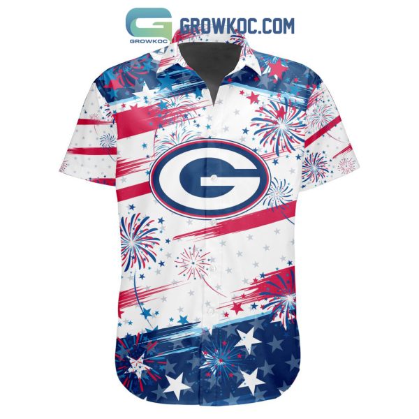 NFL Green Bay Packers Special Design For Independence Day 4th Of July Hawaiian Shirt