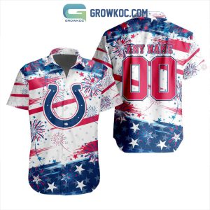 NFL Indianapolis Colts Special Design For Independence Day 4th Of July Hawaiian Shirt