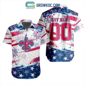 NFL New Orleans Saints Special Design For Independence Day 4th Of July Hawaiian Shirt