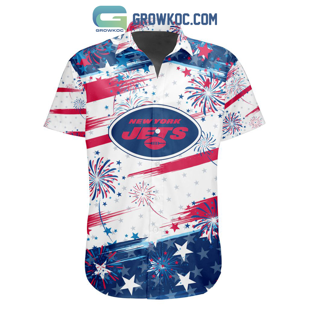 NFL New York Jets Special Design For Independence Day 4th Of July Hawaiian  Shirt - Growkoc