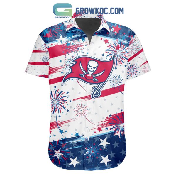 NFL Tampa Bay Buccaneers Special Design For Independence Day 4th Of July Hawaiian Shirt