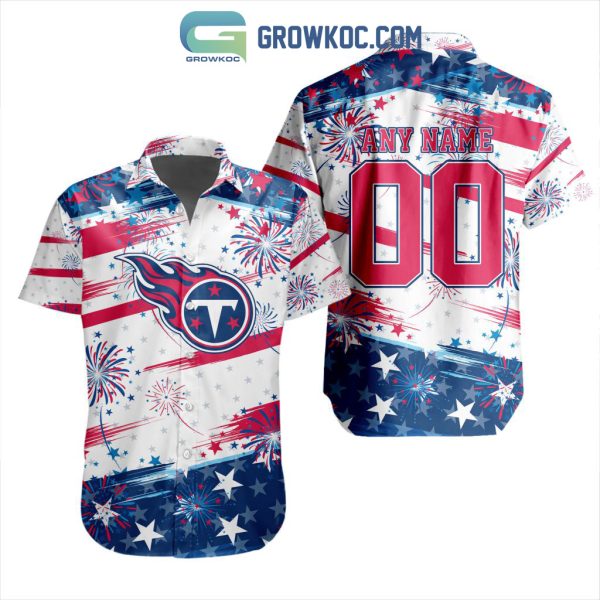 NFL Tennessee Titans Special Design For Independence Day 4th Of July Hawaiian Shirt