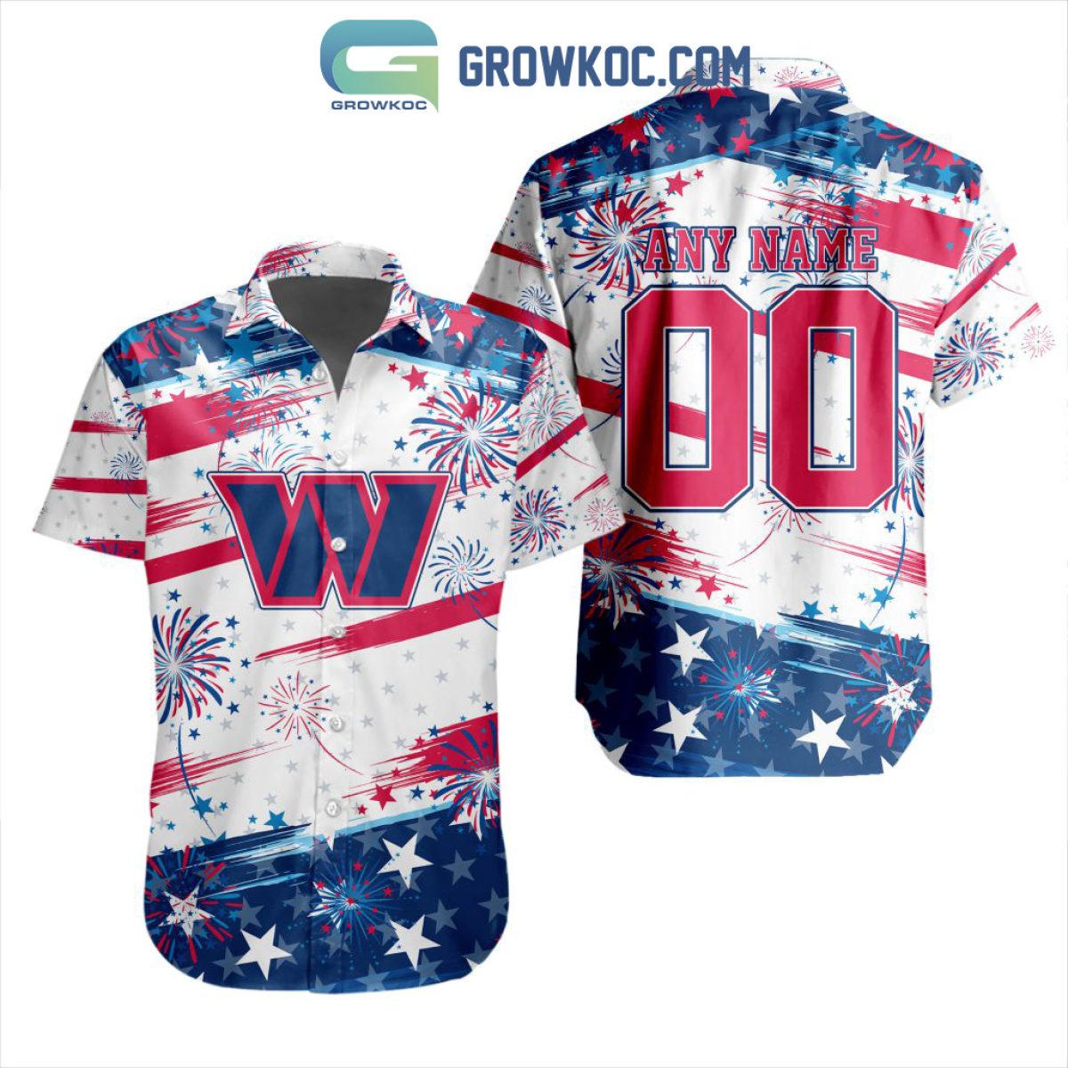 Washington Commanders NFL Skull Print Custom Name And Number Baseball  Jersey Shirt