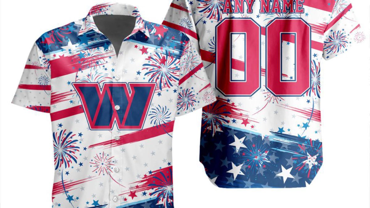 Washington Commanders NFL Hawaiian Shirt 4th Of July Independence Day  Special Gift For Men And Women Fans