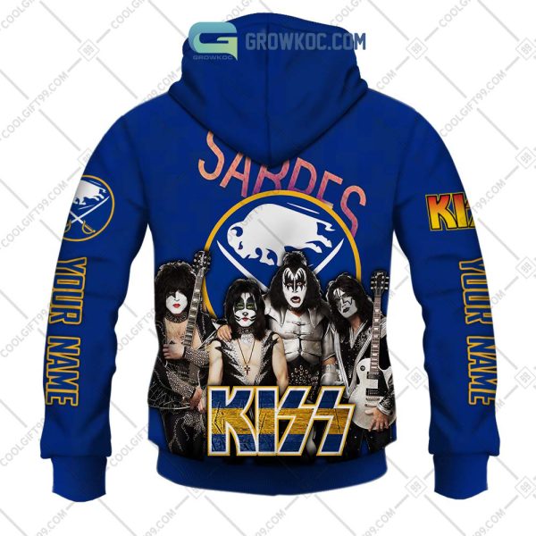 NHL Buffalo Sabres Personalized Collab With Kiss Band Hoodie T Shirt