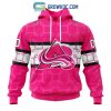 NHL Columbus Blue Jackets Personalized Special Design I Pink I Can In October We Wear Pink Breast Cancer Hoodie T Shirt