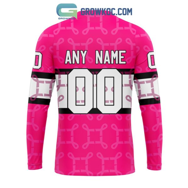 NHL Colorado Avalanche Personalized Special Design I Pink I Can In October We Wear Pink Breast Cancer Hoodie T Shirt