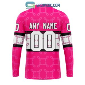 NHL Vancouver Canucks Personalized Design Paisley We Wear Pink Breast Cancer  Hoodie T-Shirt - Growkoc