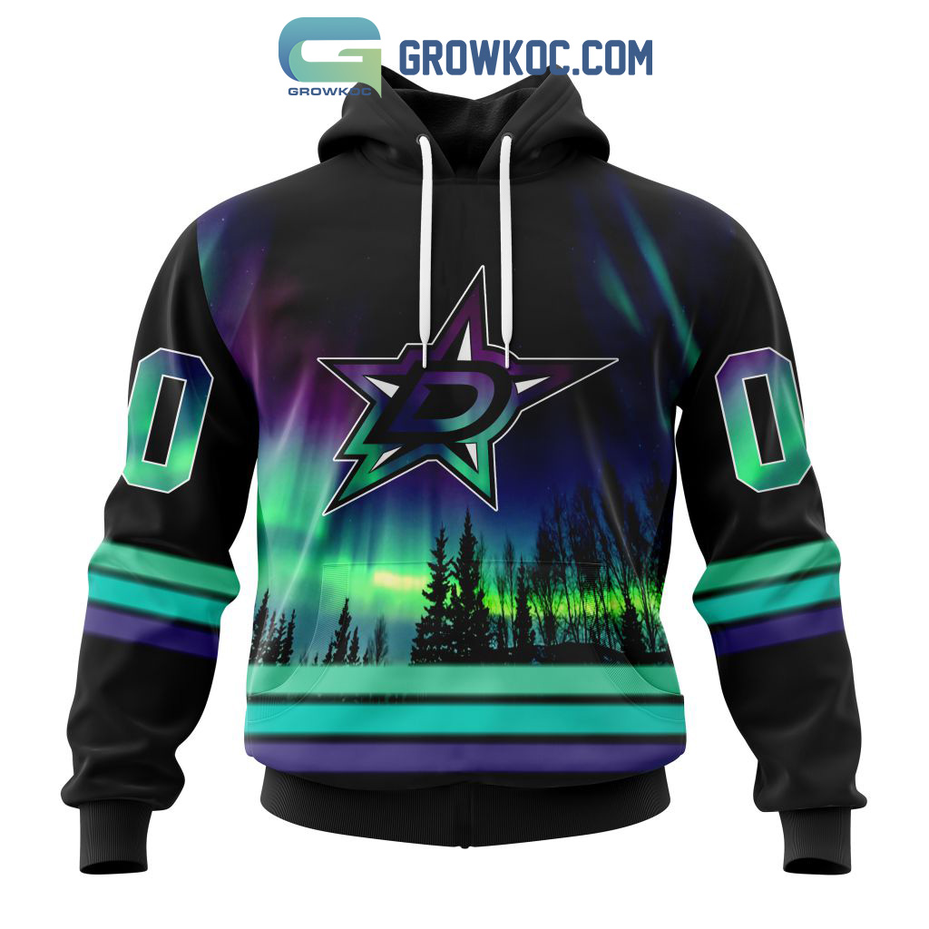 Dallas Stars Logo NHL Teams Hoodie And Pants For Fans Custom Name