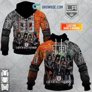 NHL Los Angeles Kings Personalized Let’s Go With Kiss Band Hoodie T Shirt