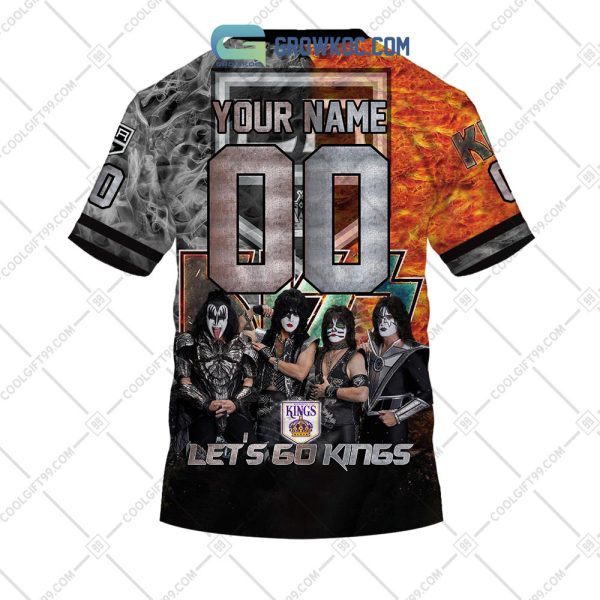 NHL Los Angeles Kings Personalized Let’s Go With Kiss Band Hoodie T Shirt