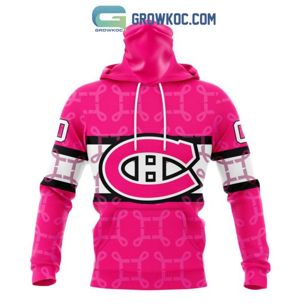 NHL Montreal Canadiens Personalized Special Design I Pink I Can In October We Wear Pink Breast Cancer Hoodie T Shirt