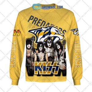 NHL Nashville Predators Personalized Special Design With Northern Lights  Hoodie T Shirt - Growkoc