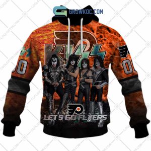 NHL Philadelphia Flyers Personalized Let’s Go With Kiss Band Hoodie T Shirt